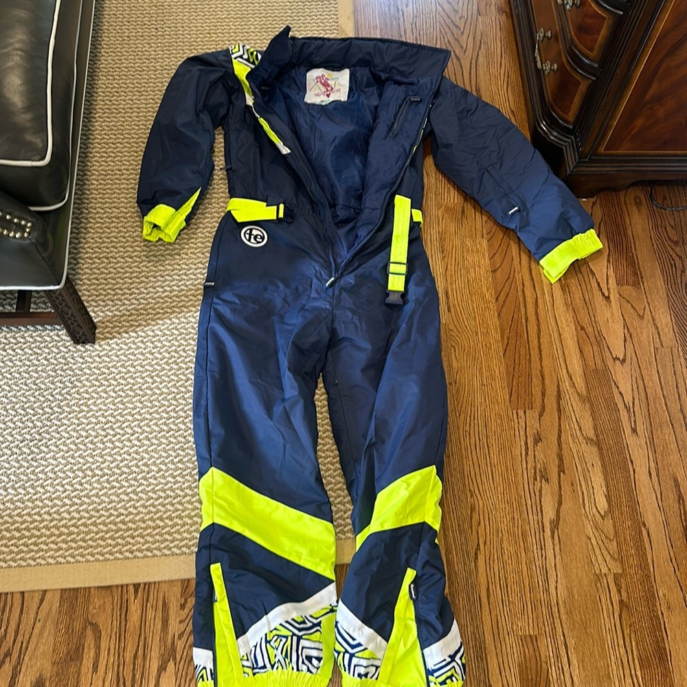 Men’s Tipsy Elves onesie ski outfit, size xl